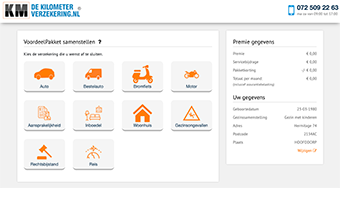 De Kilometerverzekering overzicht